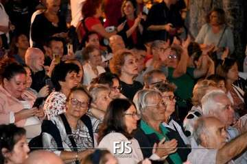 Concierto de la cantante grancanario Cristina Ramos en la plaza de San Juan/Francisco Javier Santana./Francisco Javier Santana.